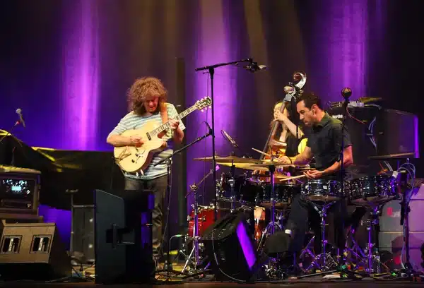 Pat Metheny playing on acoustic - Deposiphotos