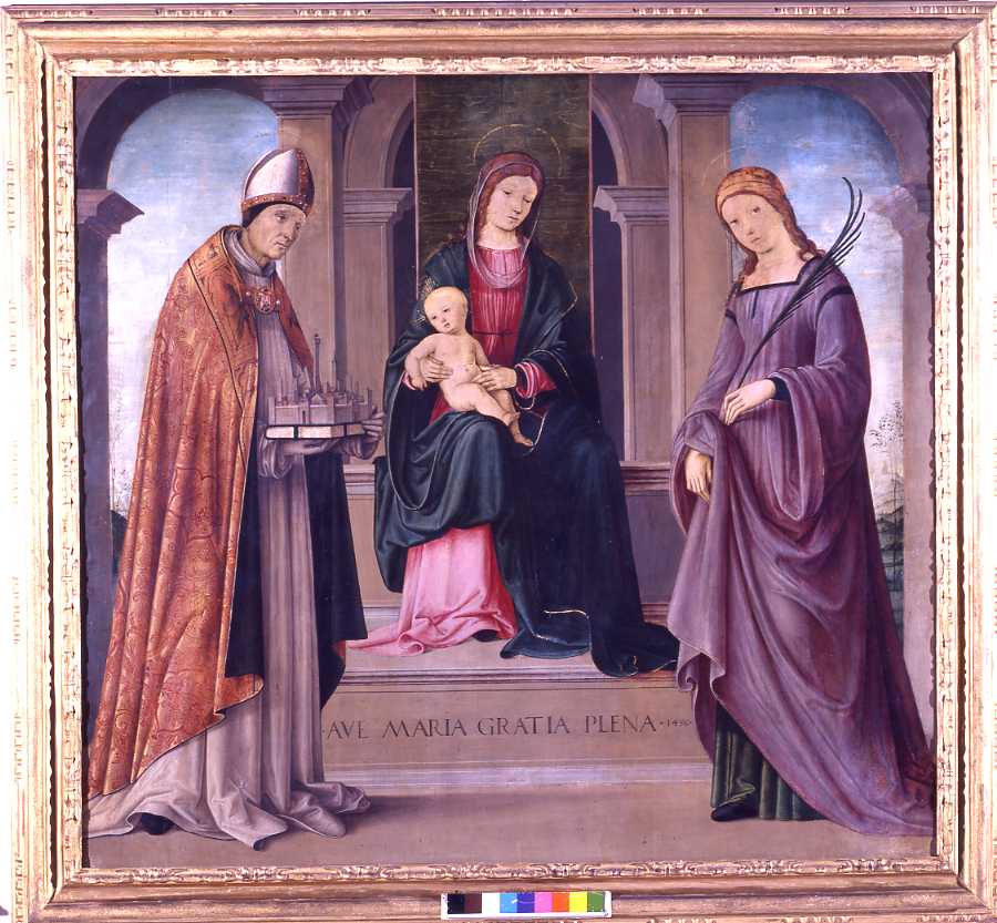 Pala di Santa Tecla (Lorenzo Costa - © Catalogo dei Beni Culturali Italiani)