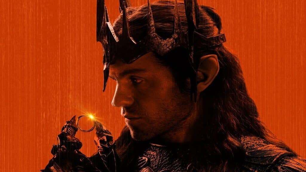 Sauron con in mano l'Unico Anello- Terza Stagione di Rings of Power