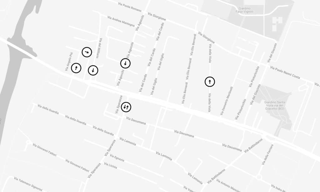 Mappa Santa Viola 17 Luglio 2026