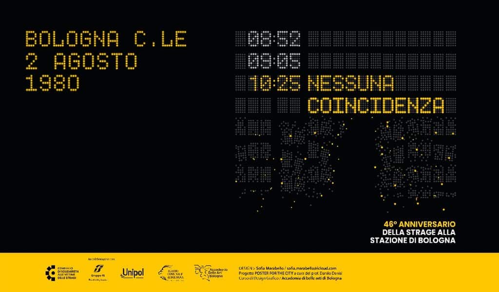 46° Anniversario della Strage del 2 Agosto 1980 alla Stazione di Bologna