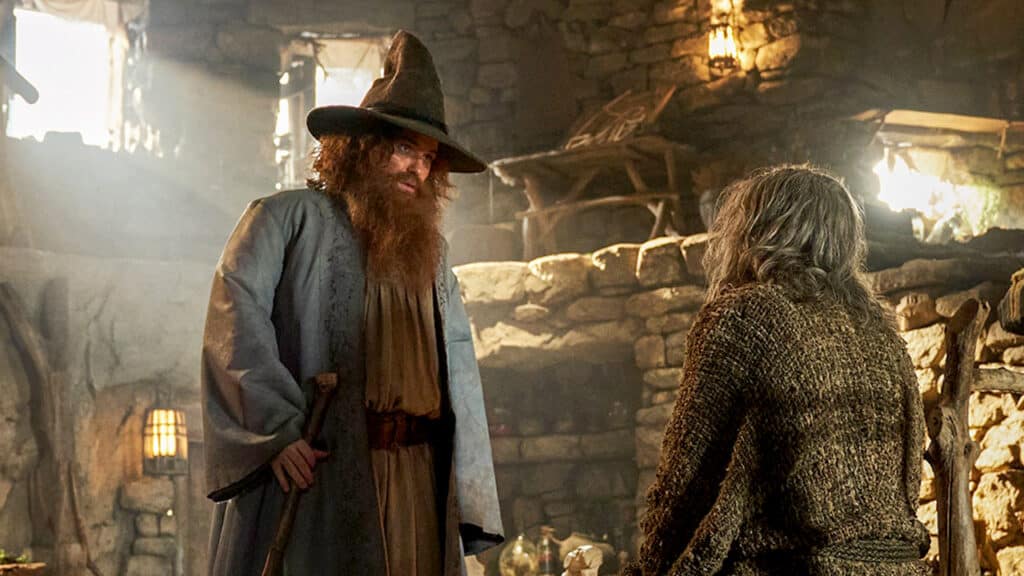 Bombadill e Gandalf - Il Signore degli Anelli Anelli del Potere Stagione 2 (@ Amazon Studios)
