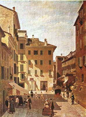 La piazzetta dell'Aurora Fondazione Carisbo