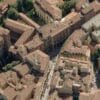Un tratto di via Santo Stefano dall'alto