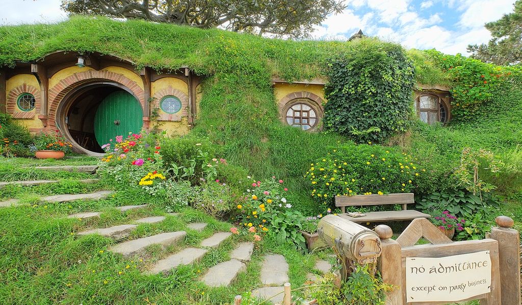 Il set cinematografico di Casa Baggins