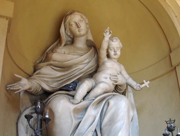 La cosiddetta "Madonna Grassa" a Bologna