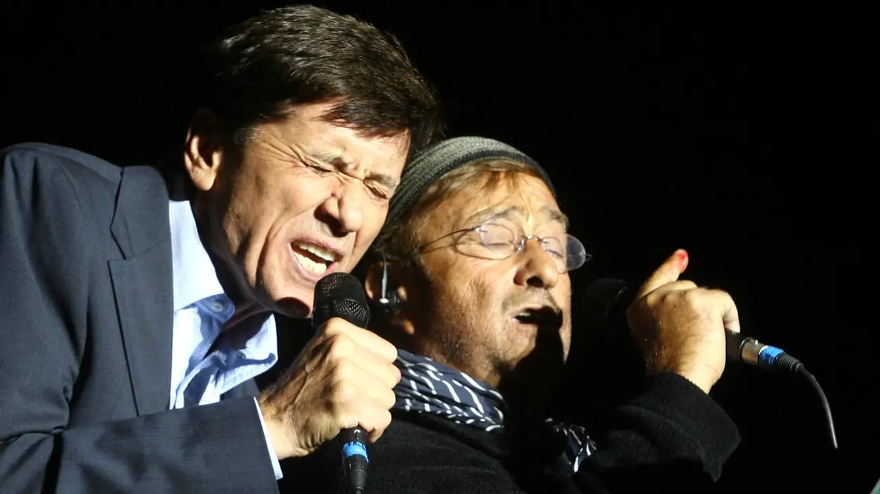 Gianni Morandi e Lucio Dalla