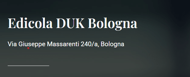 Edicola DUK Bologna