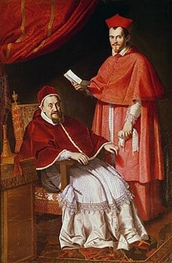 Papa Gregorio XV e suo nipote
