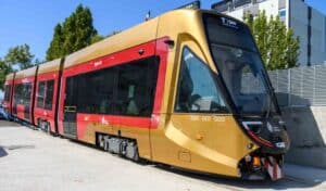 Primo Tram Bologna arrivato a Borgo Panigale - (Foto Giorgio Bianchi per Comune di Bologna)