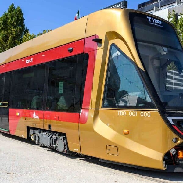 Primo Tram Bologna arrivato a Borgo Panigale - (Foto Giorgio Bianchi per Comune di Bologna)