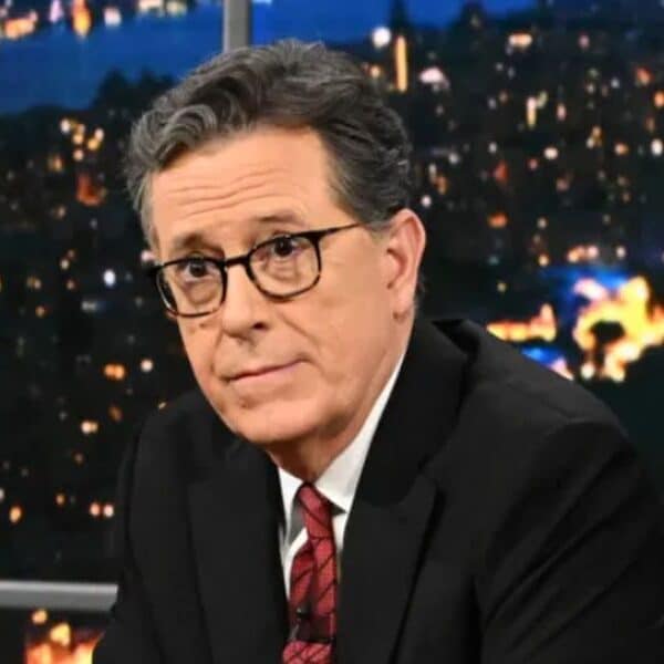 Stephen Colbert nel suo Late Night